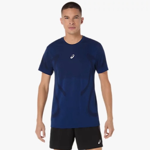 ASICS ROAD SEAMLESS SHORT SLEEVE TOP - Picture 1 of 4